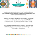 MAYA Palo Santo Incense with Ruda Rue for Cleansing