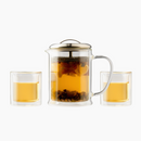 3 Piece Glass Tea Set