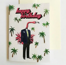 Flamingo Birthday Birthday Card